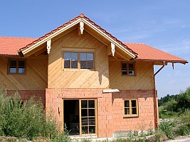Rohbau Holzhaus